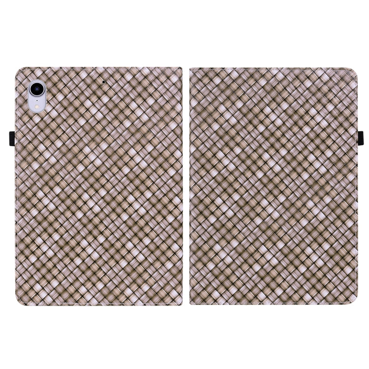 For iPad mini 6 Color Weave Smart Leather Tablet Case