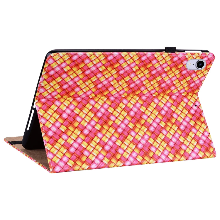 For iPad mini 6 Color Weave Smart Leather Tablet Case