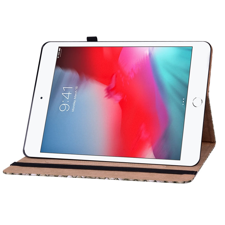 Color Weave Smart Leather Tablet Case For iPad mini 5 / 4 / 3 / 2 / 1