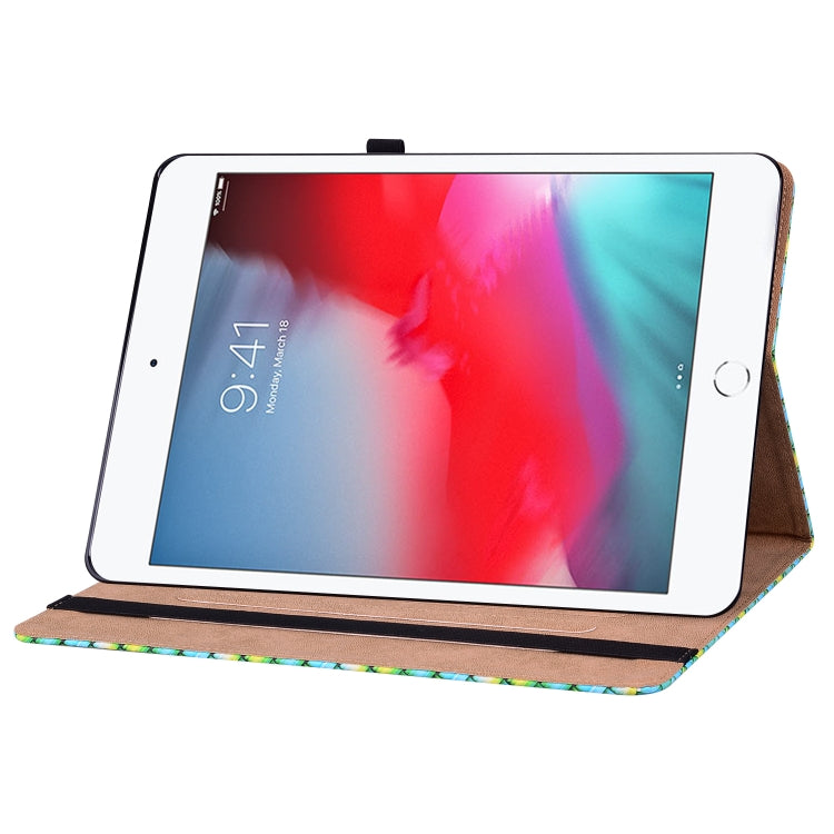 Color Weave Smart Leather Tablet Case For iPad mini 5 / 4 / 3 / 2 / 1