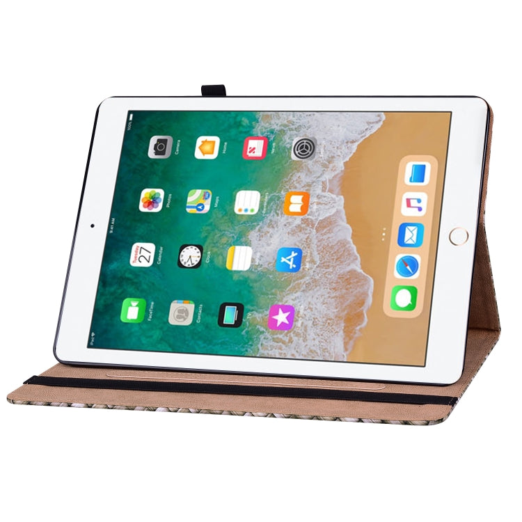 Color Weave Smart Leather Tablet Case For iPad Pro 9.7 2018 / 2017