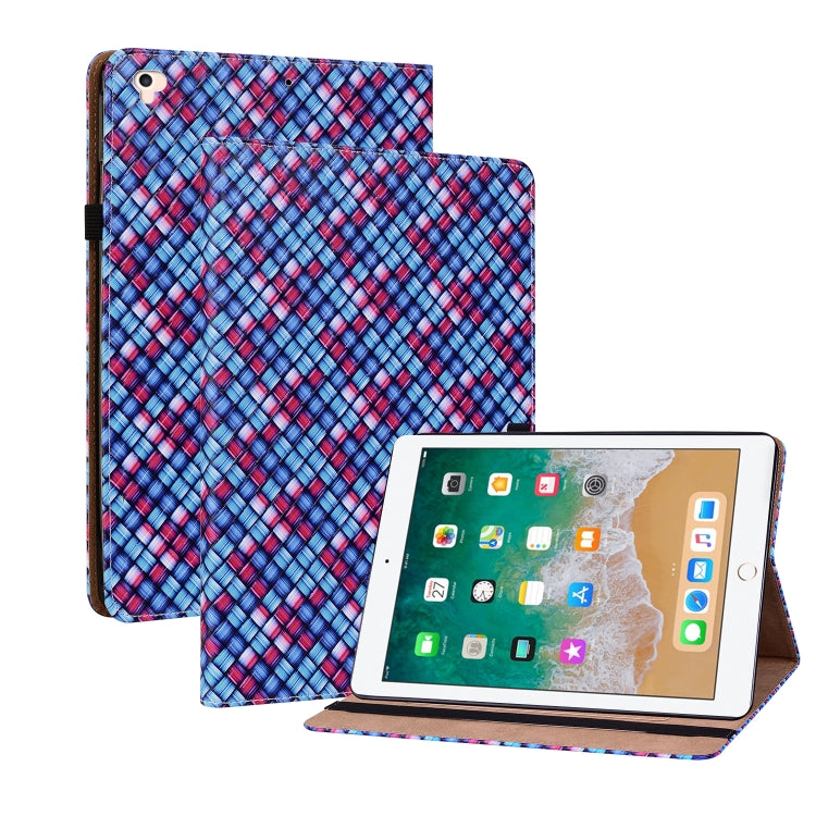 Color Weave Smart Leather Tablet Case For iPad Pro 9.7 2018 / 2017