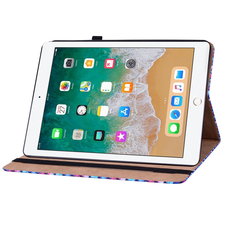 Color Weave Smart Leather Tablet Case For iPad Pro 9.7 2018 / 2017