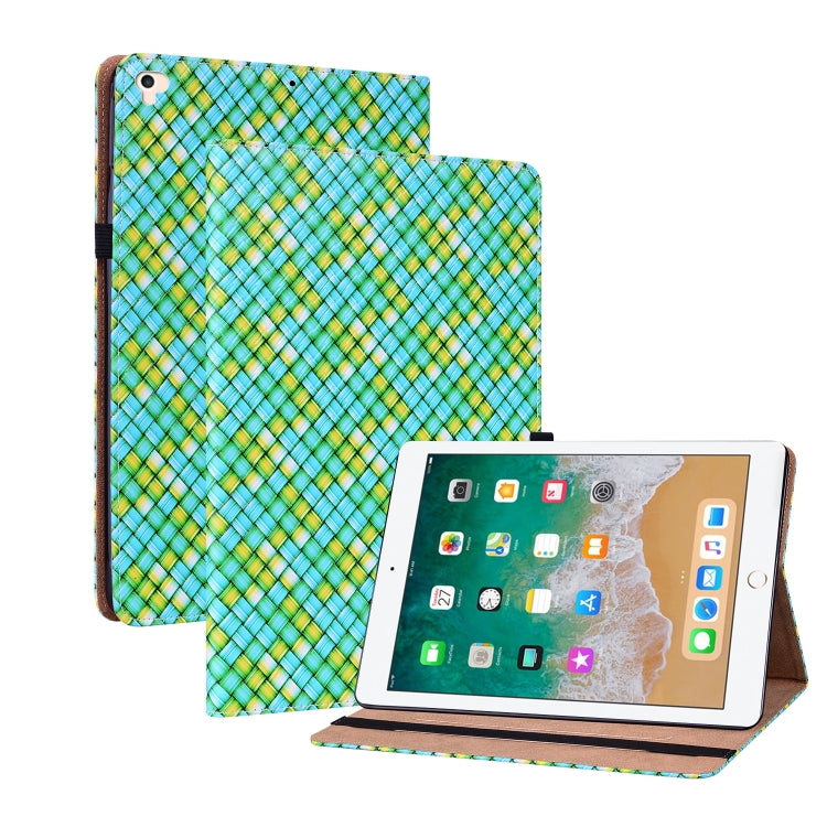 Color Weave Smart Leather Tablet Case For iPad Pro 9.7 2018 / 2017