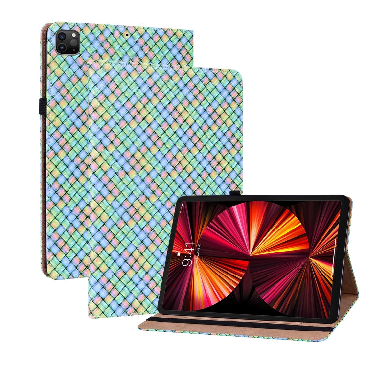 Color Weave Smart Leather Tablet Case For iPad Pro 11 2021 / 2020 / 2018 / Air 2020 10.9