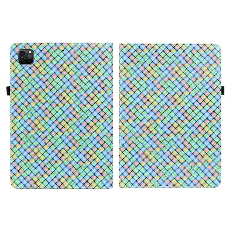 Color Weave Smart Leather Tablet Case For iPad Pro 11 2021 / 2020 / 2018 / Air 2020 10.9