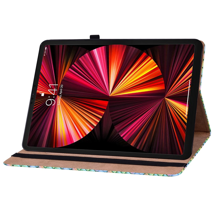 Color Weave Smart Leather Tablet Case For iPad Pro 11 2021 / 2020 / 2018 / Air 2020 10.9
