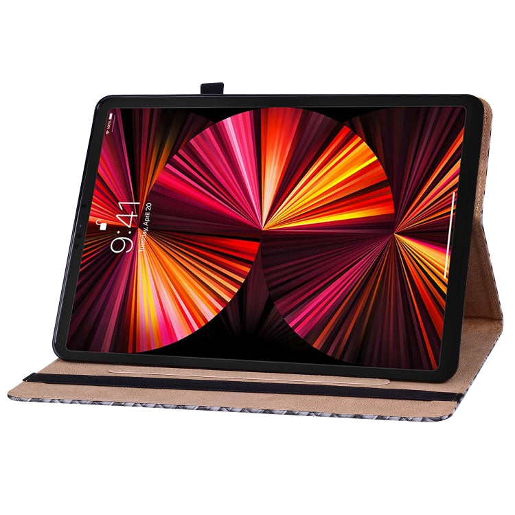 Color Weave Smart Leather Tablet Case For iPad Pro 11 2021 / 2020 / 2018 / Air 2020 10.9