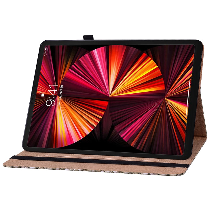 Color Weave Smart Leather Tablet Case For iPad Pro 11 2021 / 2020 / 2018 / Air 2020 10.9