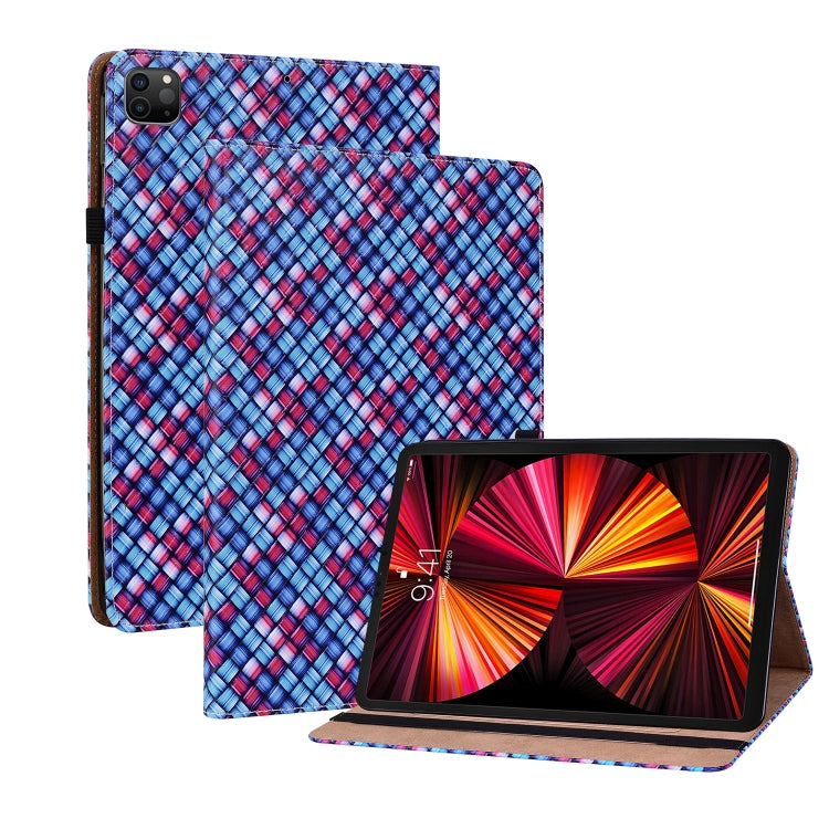 Color Weave Smart Leather Tablet Case For iPad Pro 11 2021 / 2020 / 2018 / Air 2020 10.9