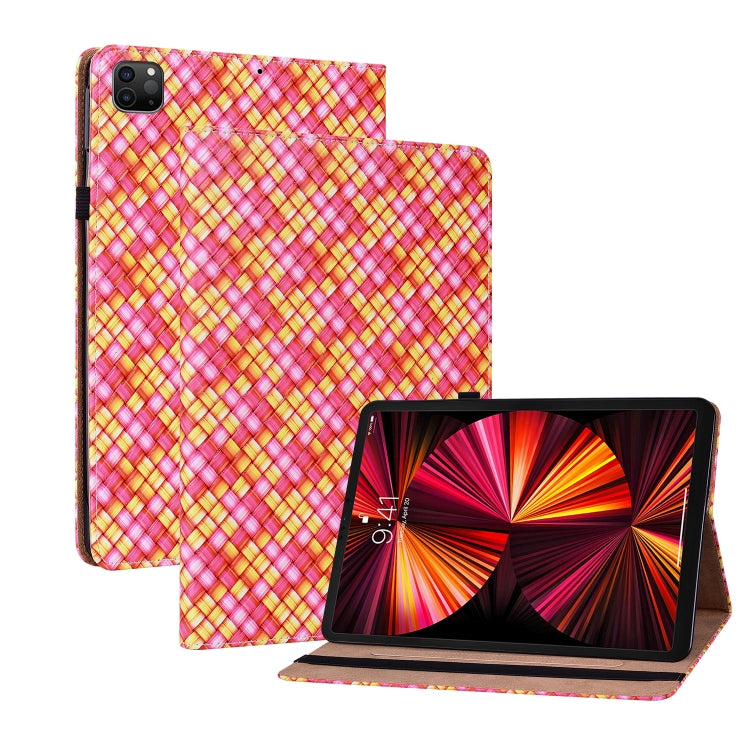 Color Weave Smart Leather Tablet Case For iPad Pro 11 2021 / 2020 / 2018 / Air 2020 10.9