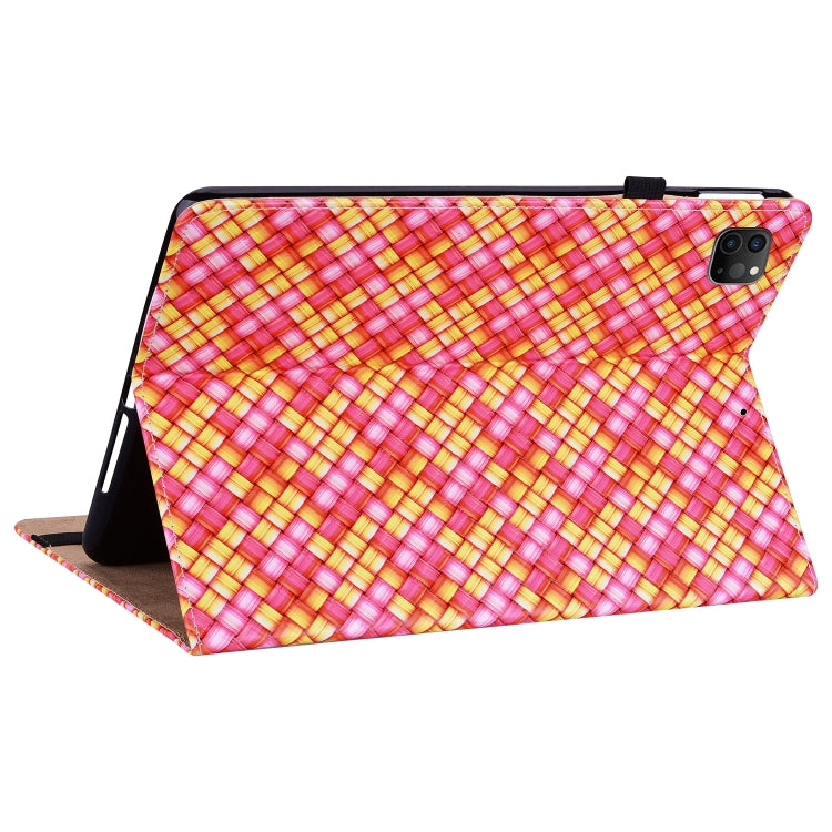 Color Weave Smart Leather Tablet Case For iPad Pro 11 2021 / 2020 / 2018 / Air 2020 10.9