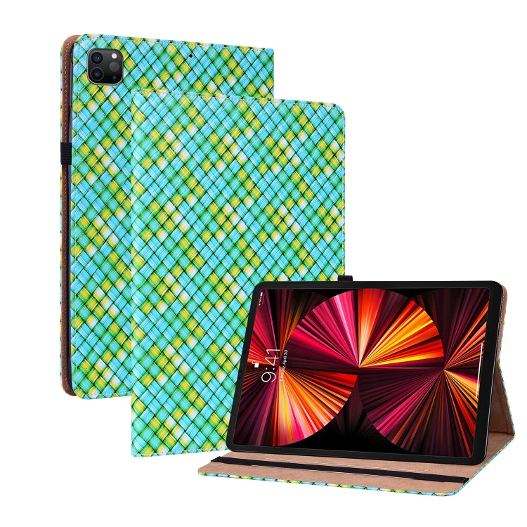 Color Weave Smart Leather Tablet Case For iPad Pro 11 2021 / 2020 / 2018 / Air 2020 10.9