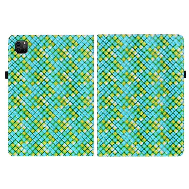 Color Weave Smart Leather Tablet Case For iPad Pro 11 2021 / 2020 / 2018 / Air 2020 10.9