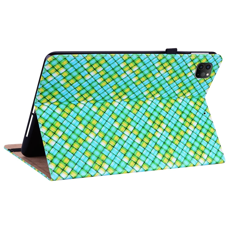 Color Weave Smart Leather Tablet Case For iPad Pro 11 2021 / 2020 / 2018 / Air 2020 10.9