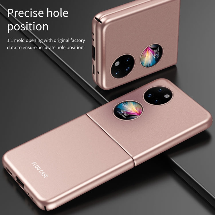For Huawei P50 Pocket Skin Feel Frosted Electroplated Phone Case
