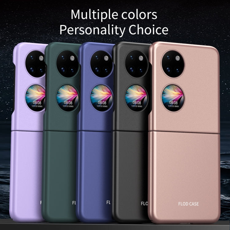 For Huawei P50 Pocket Skin Feel Frosted Electroplated Phone Case