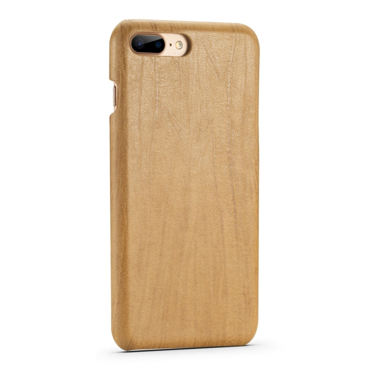 For iPhone SE 2020 & 8 & 7 Retro Wood Texture PU + PC Protective Case