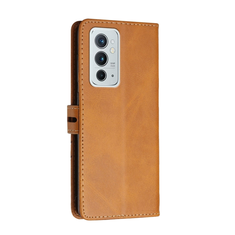 For OnePlus 9RT 5G Cow Texture Leather Phone Case