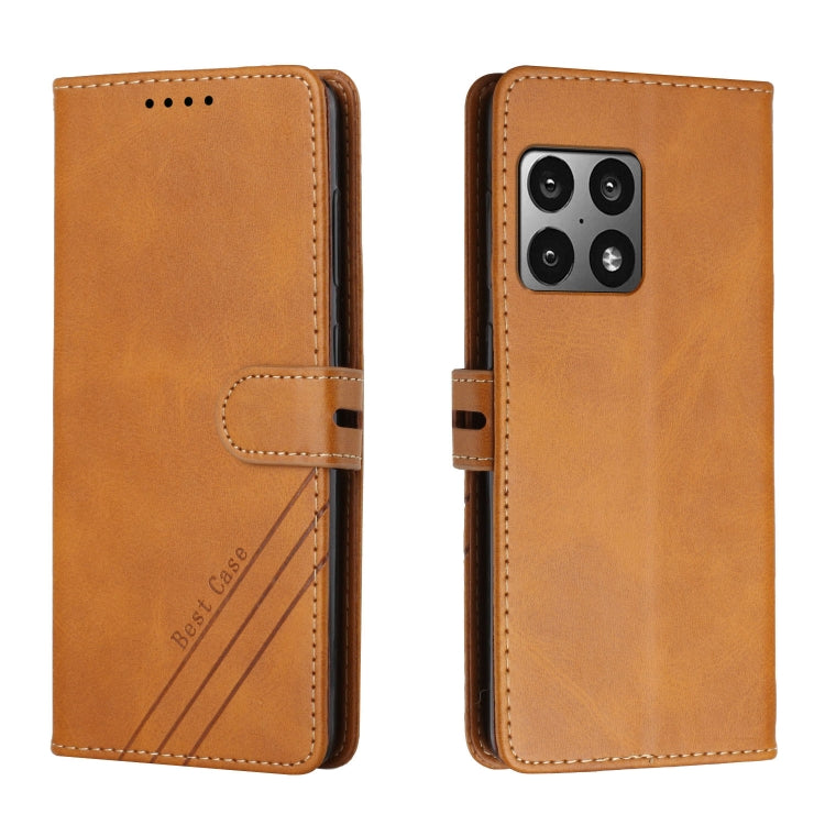 For OnePlus 10 Pro 5G Cow Texture Leather Phone Case