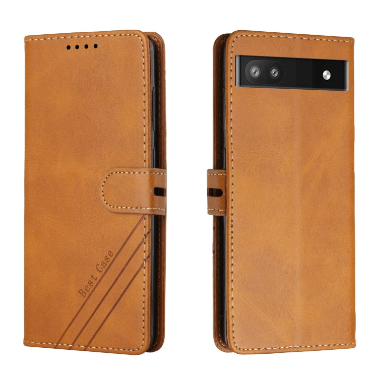For Google Pixel 6a Cow Texture Leather Phone Case