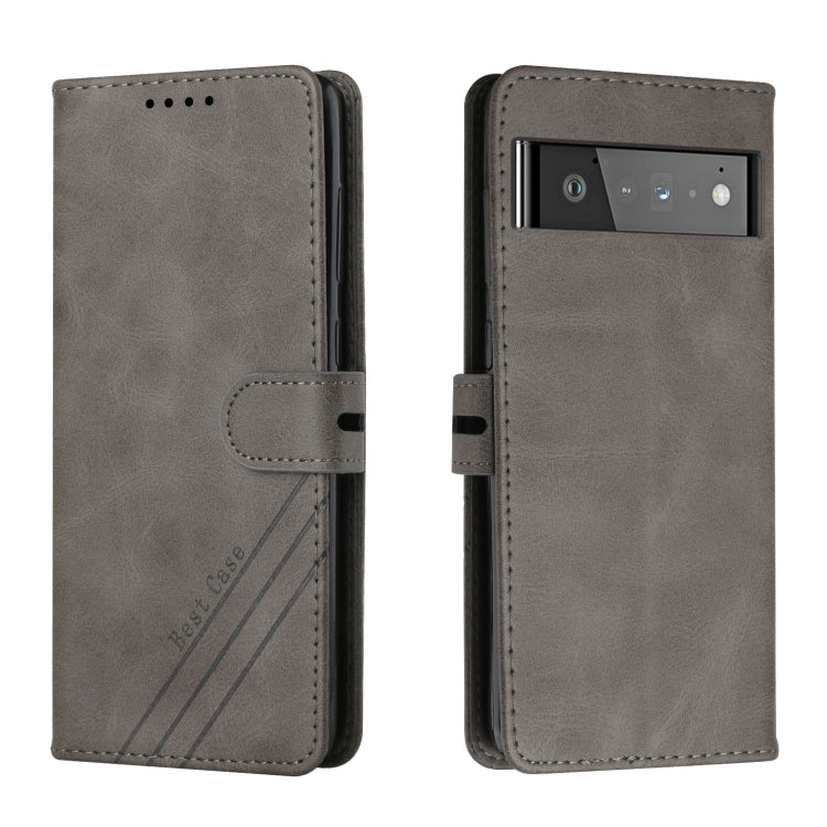 For Google Pixel 6 Pro Cow Texture Leather Phone Case