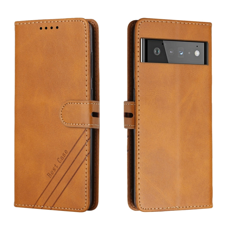 For Google Pixel 6 Cow Texture Leather Phone Case