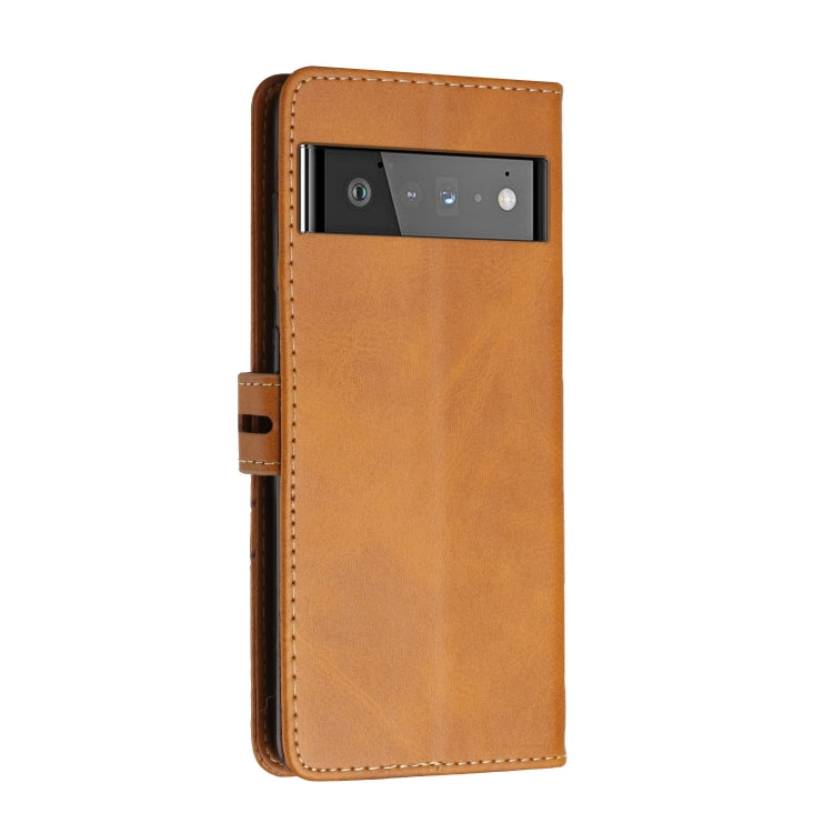 For Google Pixel 6 Cow Texture Leather Phone Case