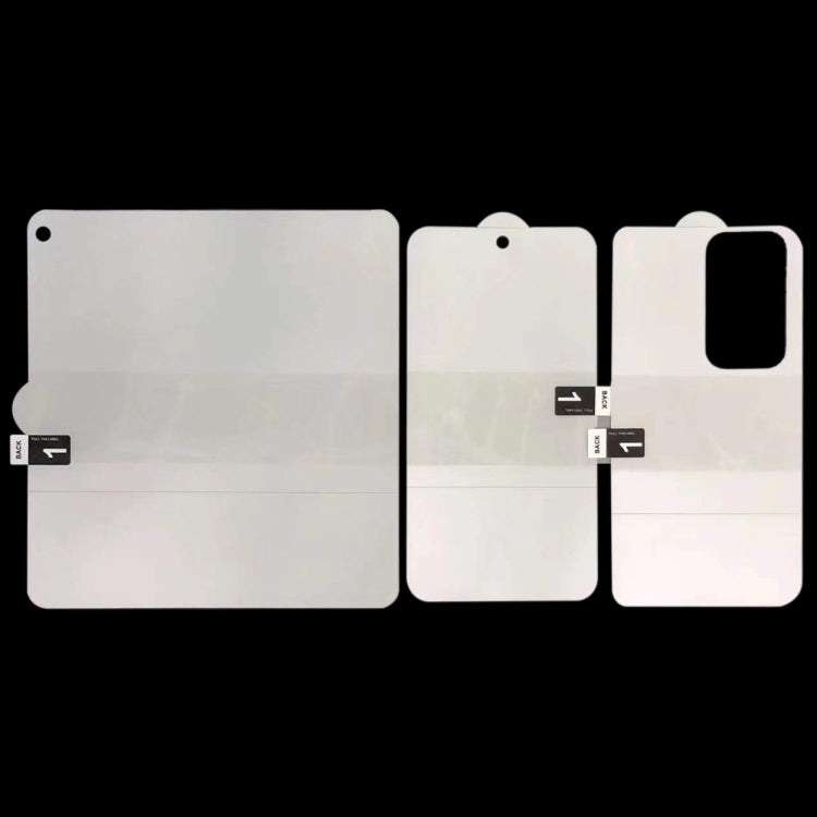 25 PCS Full Screen Protector Explosion-proof Hydrogel Film For OPPO Find N (Big Screen + Front Rear Film)