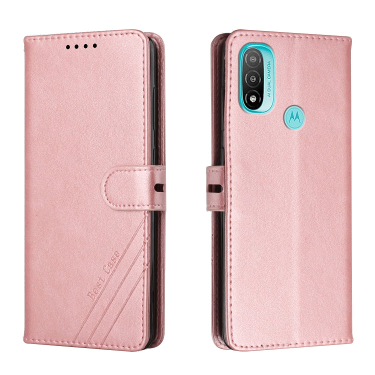 For Motorola Moto E20 Cow Texture Leather Phone Case