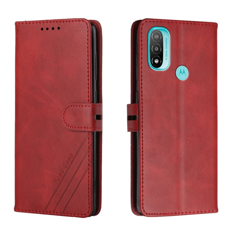 For Motorola Moto E20 Cow Texture Leather Phone Case