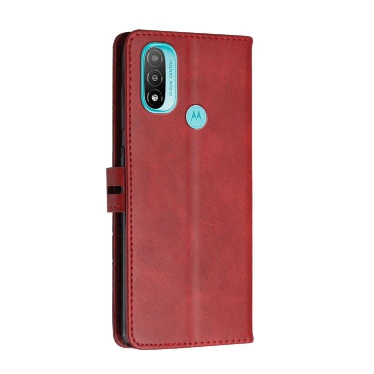 For Motorola Moto E20 Cow Texture Leather Phone Case