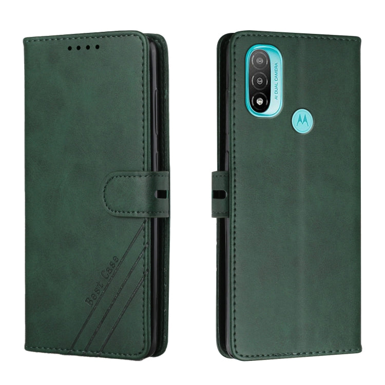 For Motorola Moto E20 Cow Texture Leather Phone Case