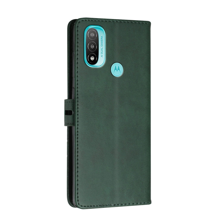 For Motorola Moto E20 Cow Texture Leather Phone Case