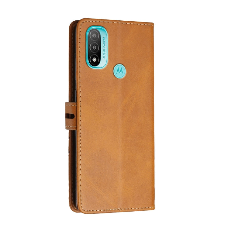 For Motorola Moto E30 / E40 Cow Texture Leather Phone Case