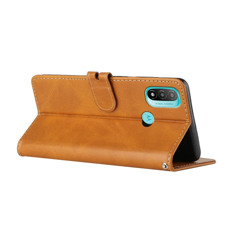 For Motorola Moto E30 / E40 Cow Texture Leather Phone Case