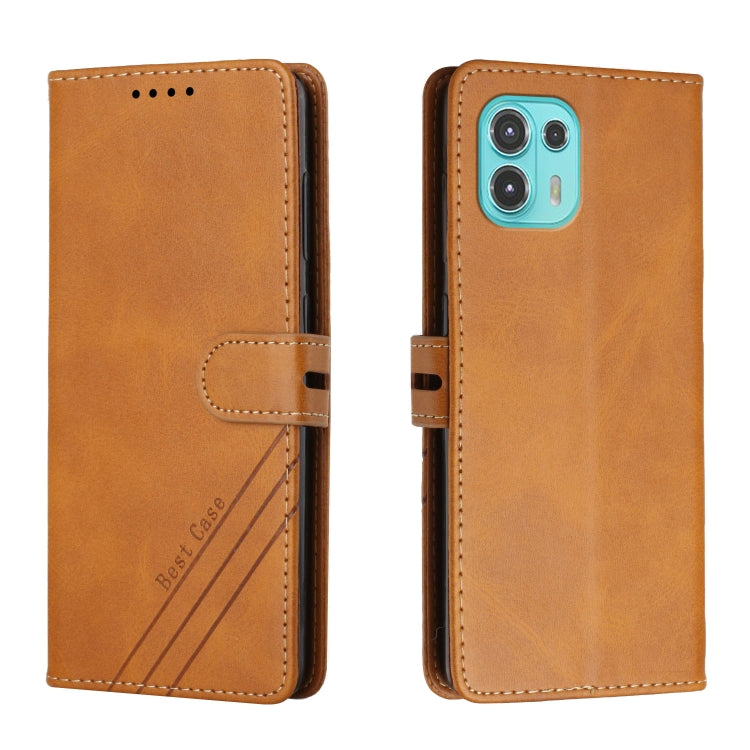 For Motorola Edge 20 Lite Cow Texture Leather Phone Case
