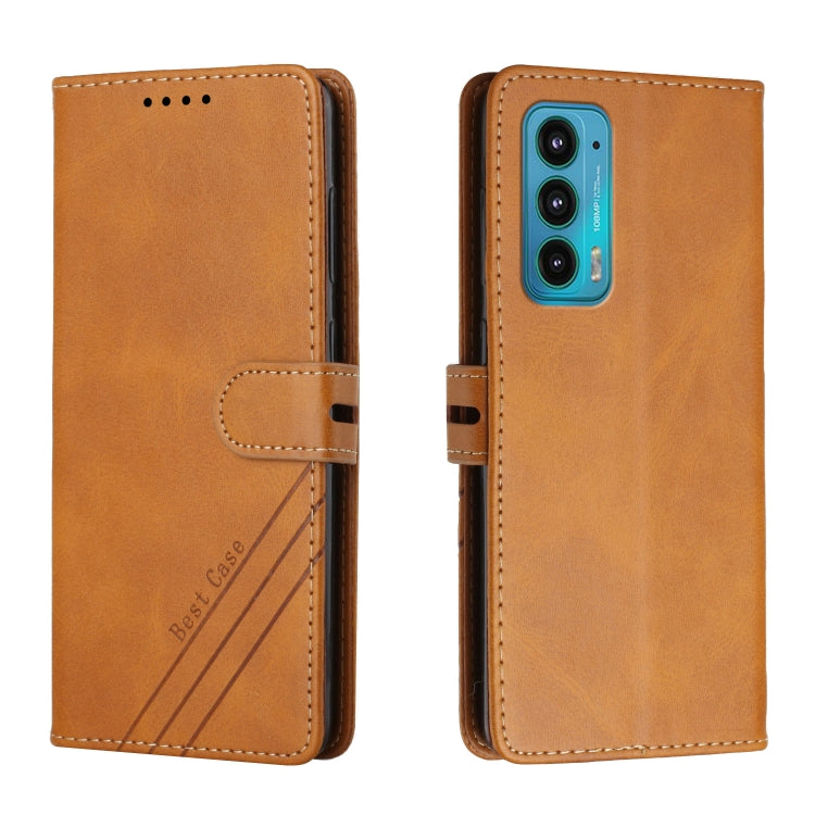 For Motorola Edge 20 Cow Texture Leather Phone Case