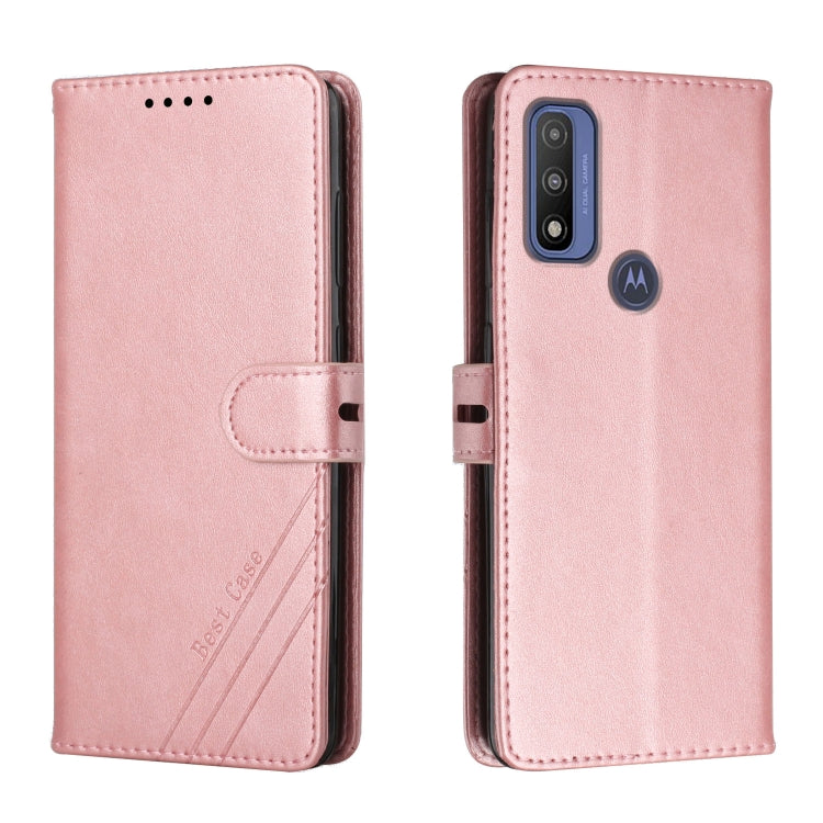 For Motorola Moto G Pure Cow Texture Leather Phone Case