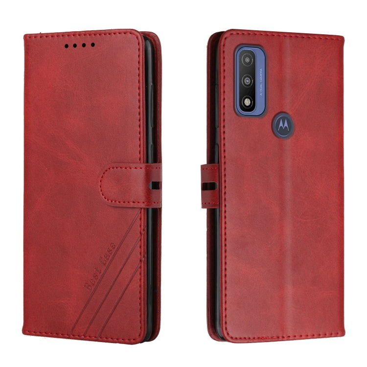 For Motorola Moto G Pure Cow Texture Leather Phone Case