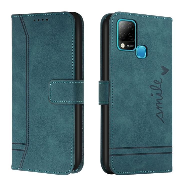 For Infinix Hot 10s Retro Skin Feel TPU + PU Leather Phone Case