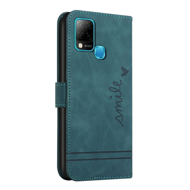 For Infinix Hot 10s Retro Skin Feel TPU + PU Leather Phone Case