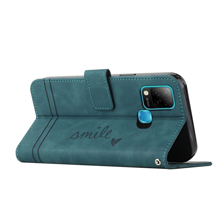 For Infinix Hot 10s Retro Skin Feel TPU + PU Leather Phone Case