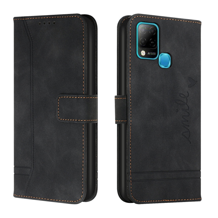 For Infinix Hot 10s Retro Skin Feel TPU + PU Leather Phone Case