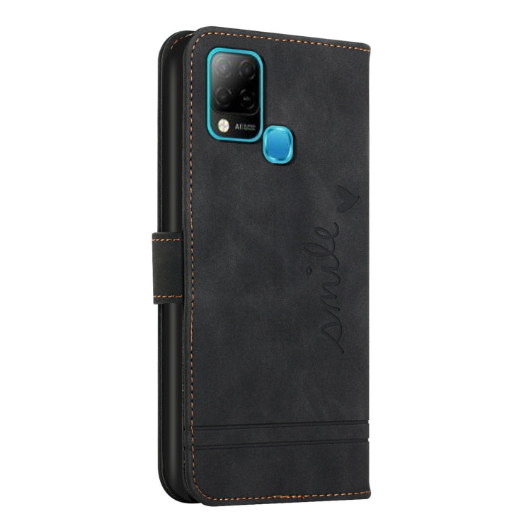 For Infinix Hot 10s Retro Skin Feel TPU + PU Leather Phone Case