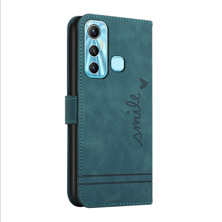 For Infinix Hot 11 Retro Skin Feel TPU + PU Leather Phone Case