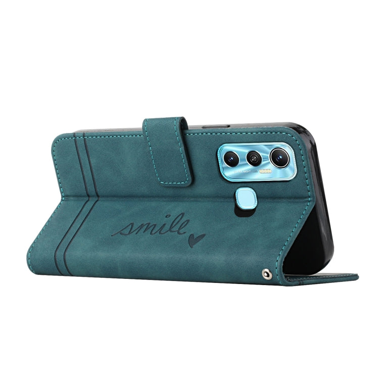 For Infinix Hot 11 Retro Skin Feel TPU + PU Leather Phone Case