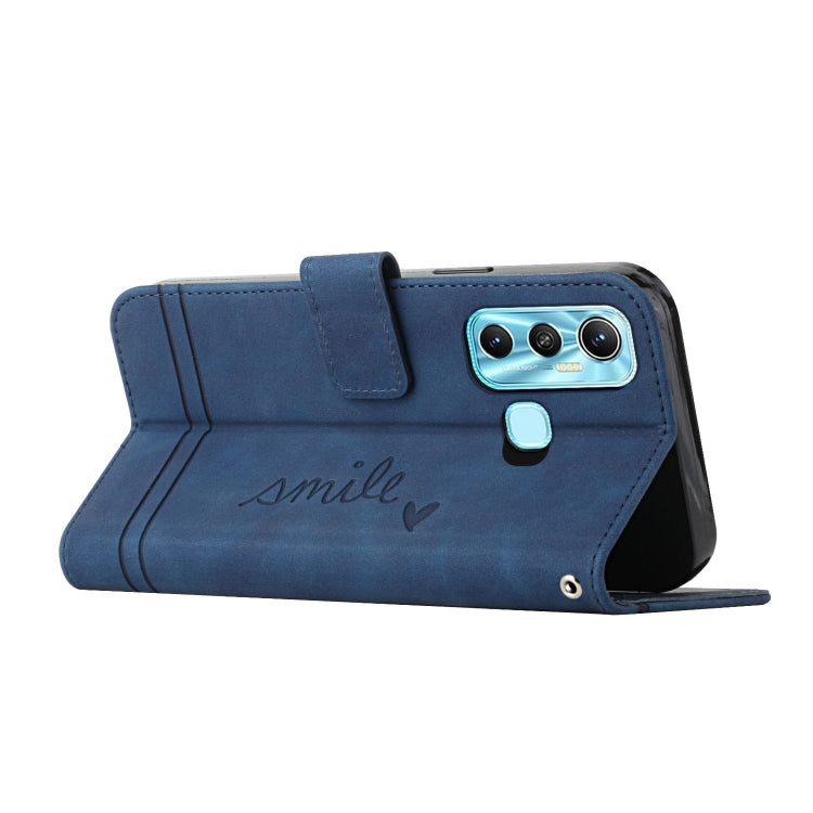 For Infinix Hot 11 Retro Skin Feel TPU + PU Leather Phone Case