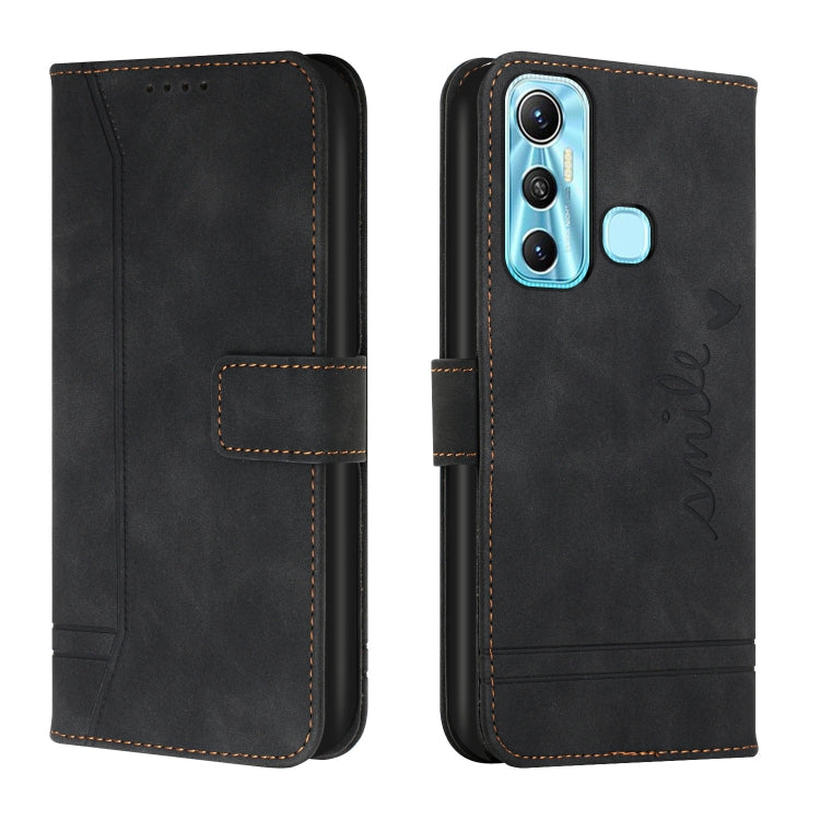 For Infinix Hot 11 Retro Skin Feel TPU + PU Leather Phone Case