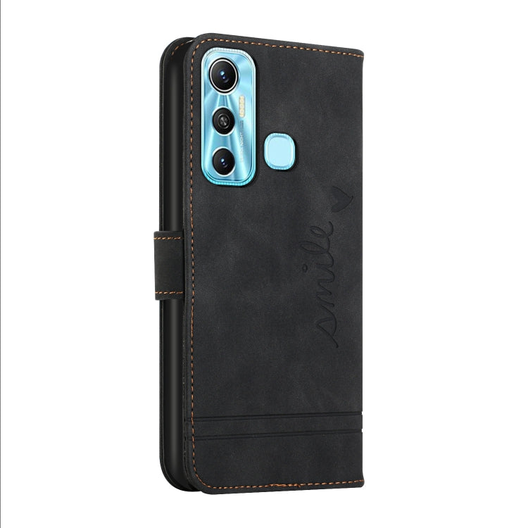 For Infinix Hot 11 Retro Skin Feel TPU + PU Leather Phone Case